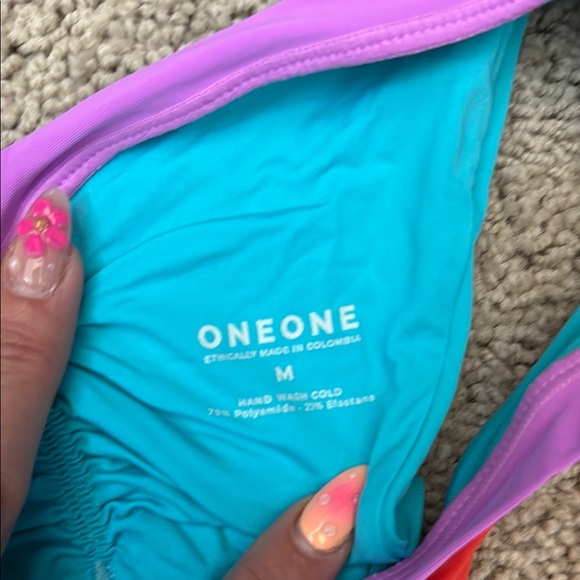 Colorful Triangle Bikini Set - Picture 2 of 4